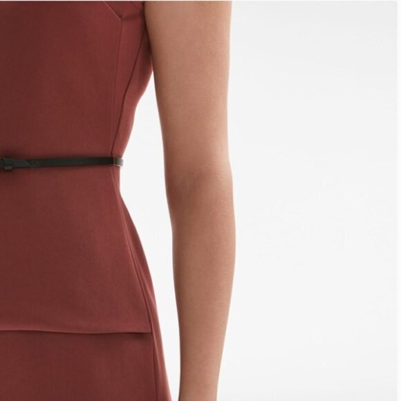 M.M. LaFleur The Elecia Brick Red Dress - Size 14 - Picture 5 of 15